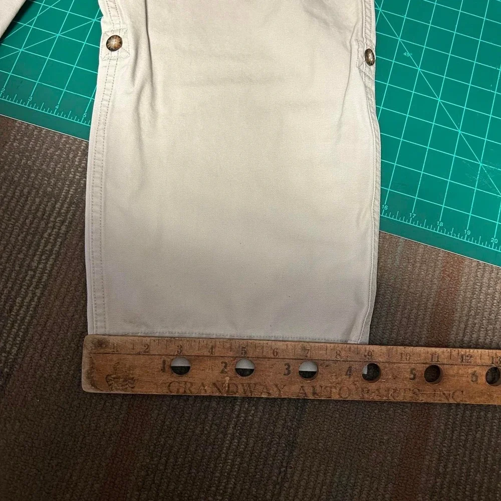 The North Face A5 Cream Baggy Cargo Hiking Pants Vintage 00s Mens 32x31